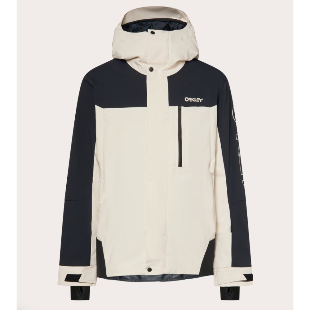NWT Oakley TNP TBT Insulated Jacket Unisex White Black Snowboard Ski Size Medium